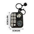 thumbnail image 3 of Meitianfacai Funny Toy Keychain Pendant DJ Keychain Mini Musical Instrument Car Keychain Bag Pendant, Black, 3 of 4
