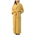 thumbnail image 2 of LSLJS Robe de Nuit Chaude d'Hiver pour Femmes Peignoir Couple Hommes et Femmes et Robe de Nuit d'Hiver, Robes Cadeaux pour Femmes, 2 of 9