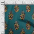 thumbnail image 1 of oneOone Tissu Polyester Lycra Feuilles & Floral Imprimé au Mètre 56 Pouces de Large, 1 of 6