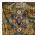 thumbnail image 4 of Soimoi Moss Georgette Fabric Mandala Panel Print Sewing Fabric Yard 42 Inch Wide, 4 of 5