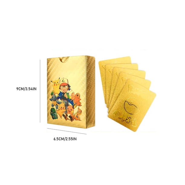 pokemon gold foil card deck Mewtwo & Mew 36pcs/Pack Pokemon Trading Card Series,