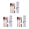 thumbnail image 1 of Maytalsory Set School Student Chopstick Fork Spoon Flatware with Storage Bag Type 9 3Set, 1 of 6