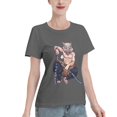 thumbnail image 2 of T-Shirt Basique à Manches Courtes pour Femmes Demon Slayer Blade Inosuke, 2 of 6