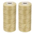 thumbnail image 1 of Unique Bargains Sand Polyester Waxed Leather Sewing Thread, 55 Yards, 2 Pack, 1 of 6