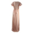 thumbnail image 3 of Vedolay Maternity Dress Summer Maternity Strapless Ruched Maxi Tube Dress with Pockets Pink M, 3 of 4