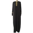 thumbnail image 3 of XZNGL Robe Maxi Abaya à Imprimé pour Femmes Grande Taille Jilbab Musulmane, Caftan Décontracté, Longue Robe, 3 of 7