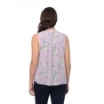 thumbnail image 3 of JAX Women's Printed Sleeveless Textured Top, 3 of 6