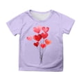 thumbnail image 2 of WEAIXIMIUNG T-Shirt à Manches Courtes pour Enfants Imprimé Décontracté 130, 2 of 4