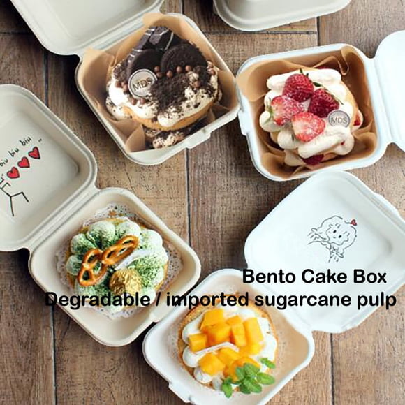 Disposable Bento Baking Cake Snack Boxes 10 pieces Bakeware Dishes Bake Ware Ceramic Bakeware Set Bakeware Organizer for Cabinet Vertical Silicone Bakeware Sling