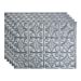 thumbnail image 3 of FASÃ„DE Traditional Style/Pattern 1 Decorative Vinyl 18in x 24in Backsplash Panel in Argent Silver (5 Pack), 3 of 15