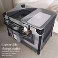 thumbnail image 4 of Evolur Cozy Cove Deluxe Playard, Gray, 4 of 9
