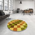 thumbnail image 4 of Ahgly Tapis Rectangulaire Lavable en Machine Intérieur Transitionnel Acajou Brun, 6 Pieds x 9 Pieds, 4 of 7
