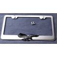 thumbnail image 4 of LFPartS Flying Eagle 3D Black Emblem Polished Stainless Steel License Plate Frame, 4 of 4