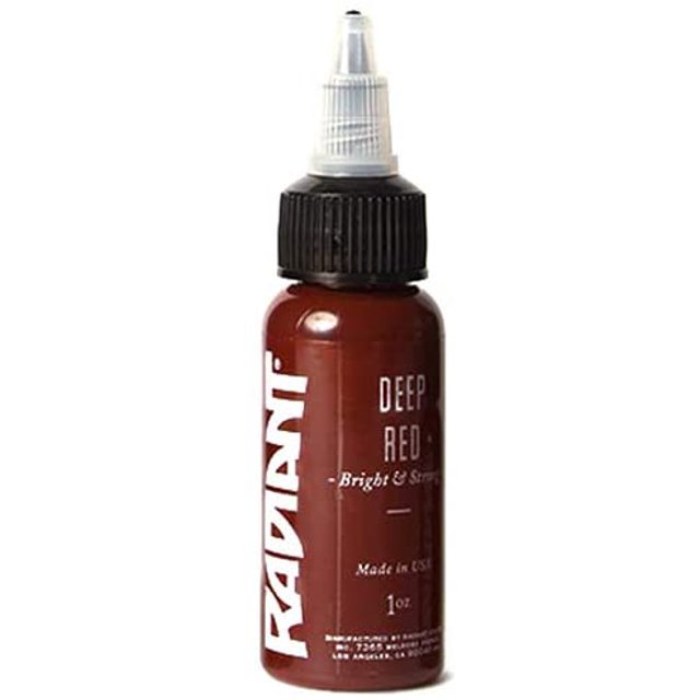 Radiant Colors Encre à Tatouage - Rouge Foncé 1 Oz