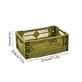thumbnail image 4 of Feltree Desktop Folding Storage Basket Kitchen Household Refrigerator Industrial Style Coffee Corner Sundry Organising Basket Stackable Small Size, 4 of 7