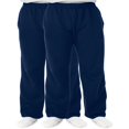 thumbnail image 1 of Men‘s and Big Men‘s Fleece Open Bottom Sweatpants  2 Pack, 1 of 6