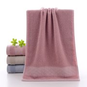 Patterned Towel - Embroidered Design, Soft Polyester Hand Towel, Delicate Fibers, Home Face Towel Gift Set, Pink, JKODE