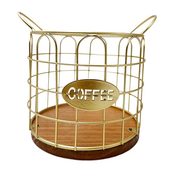 Support de Dosettes de Café Panier de Rangement pour Capsules de Café pour Cafés Comptoir de Cuisine L
