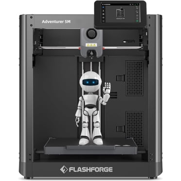 Flashforge Imprimante 3D Adventurer 5M, Imprimantes 3D pour Débutants Bricolage à Domicile, Impression Haute Vitesse Format 8.7 x 8.7 x 8.7 Po, Noir