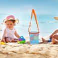 thumbnail image 3 of WIFKLSIIPG Colorful Mesh Beach Bags Portable Foldable Sea Bag with Adjustable Carrying Straps Toy Storage Bag Beach Bags, 3 of 5