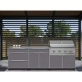 thumbnail image 4 of NewAge Products Outdoor Kitchen Aluminum 4 Piece Cabinet Set with Countertops, 4 of 13