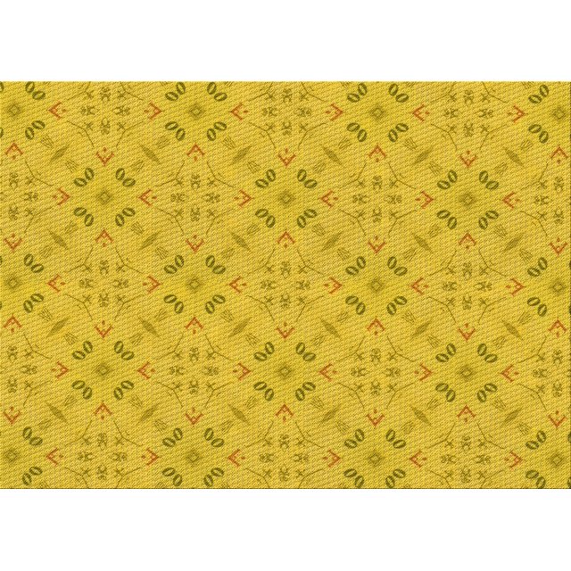 Ahgly Company Tapis d'Intérieur Rectangulaire Transitionnel Jaune Lavable à la Machine, 2 Pieds x 3 Pieds