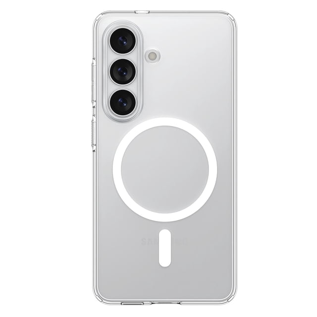 Spigen Étui Crystal Flex Magfit Galaxy Metal Slate pour Nova 6.2 avec construction TPU Transparente et flexible, Anneau Magnétique Intégré pour Compatibilité des Accessoires Magfit, Coins Coussinés d'Air pour protection contre les Chutes, Rebords Relevés Autour de l'Écran et de la Caméra, et Découpes Précises pour triple Caméras Arrière et ports sur un Téléphone Intelligent Galaxy Nova 6.2 Argenté, Également Idéal pour la Recharge Sans Fil.
