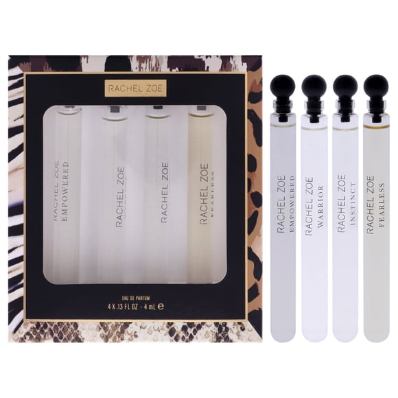 Rachel Zoe by Rachel Zoe for Women - 4 Pc Mini Gift Set 0.13oz Fearless EDP Spray 0.13oz Warrior EDP Spray 0.13oz Instinct EDP Spray 0.13oz Empowered EDP Spray