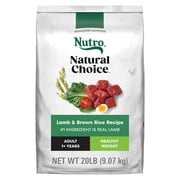 Nutro Natural Choice Healthy Weight Adult Lamb & Rice Dry Dog Food 9.07kg