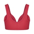 thumbnail image 4 of RKSTN Bras for Women Front Closure Plus Size Full Coverage Bra Solid Color V Neck Underwire One-Piece Everyday Underwear, 4 of 9