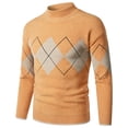 thumbnail image 1 of EGNMCR Chandails à Col Roulé pour Hommes, Col Montant, Chandail Mode à Manches Longues, Demi-Col Montant, Cadeaux pour Hommes, 1 of 8