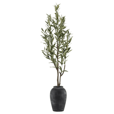 Bouclair Olivier Artificiel Noir dans un Vase en Céramique 20,5 X 52 Po (52,07 X 132,08 cm)