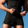 thumbnail image 3 of MYG Mens Fitness Mesh Shorts Running Training Quick-drying Athletic Sprint Shorts, 3 of 9