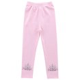 thumbnail image 2 of Girls Stretch Leggings Kids Soft Snow Patterns Yoga Pants Ankle Length Multipack 3-10 Years, 2 of 6