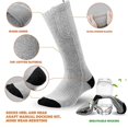 thumbnail image 4 of Electric Heated Socks Boot Feet 2pcs winter comfortable Warmer Usb Rechargeable Battery Sock For Winter Sport, 4 of 9