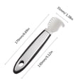 thumbnail image 3 of Oleegame 2 Pcs Outils de Cuisine Créatifs Rabot à Citron en Acier Inoxydable Éplucheur Grattoir Râpe Éplucheur Manuel de Fruits Râpe Argent, 3 of 6