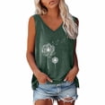 thumbnail image 1 of Birdeem Womens Printed Sleeveless Casual V-Neck Tank Top, 1 of 9