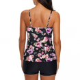 thumbnail image 2 of Pisexur Women Tankini Swimsuits with Boy Shorts Ladies Tummy Control Two Piece Bathing Suits Ruffle Swim Tank Top Swimwear - Swimsuit for Women Two Piece, 2 of 5