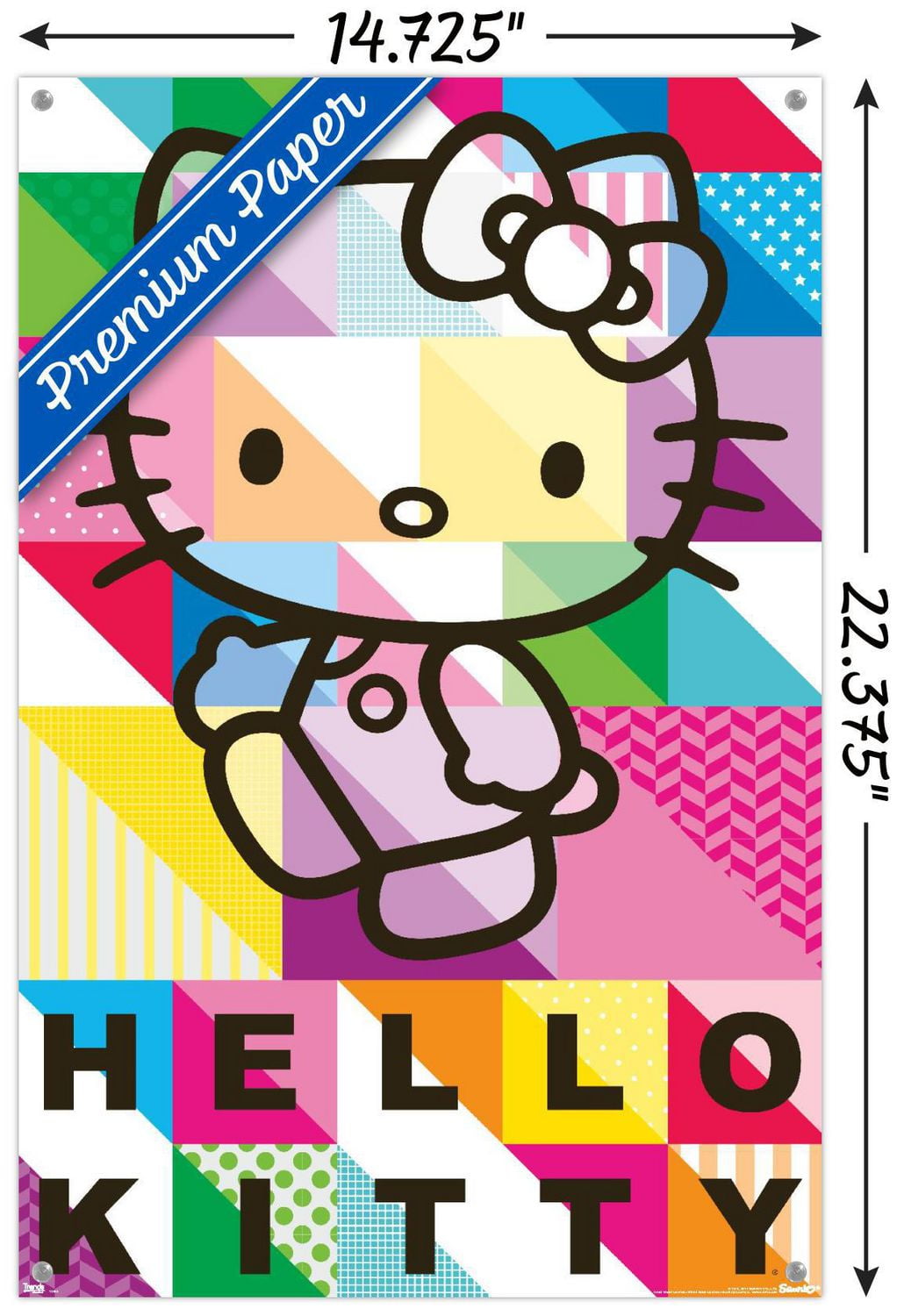 Hello Kitty - Patterns Wall Poster