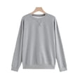 thumbnail image 4 of zanvin T-shirt Ample pour Femme Blouse à Manches Longues Col Rond Hauts Décontractés Chandail, 4 of 4