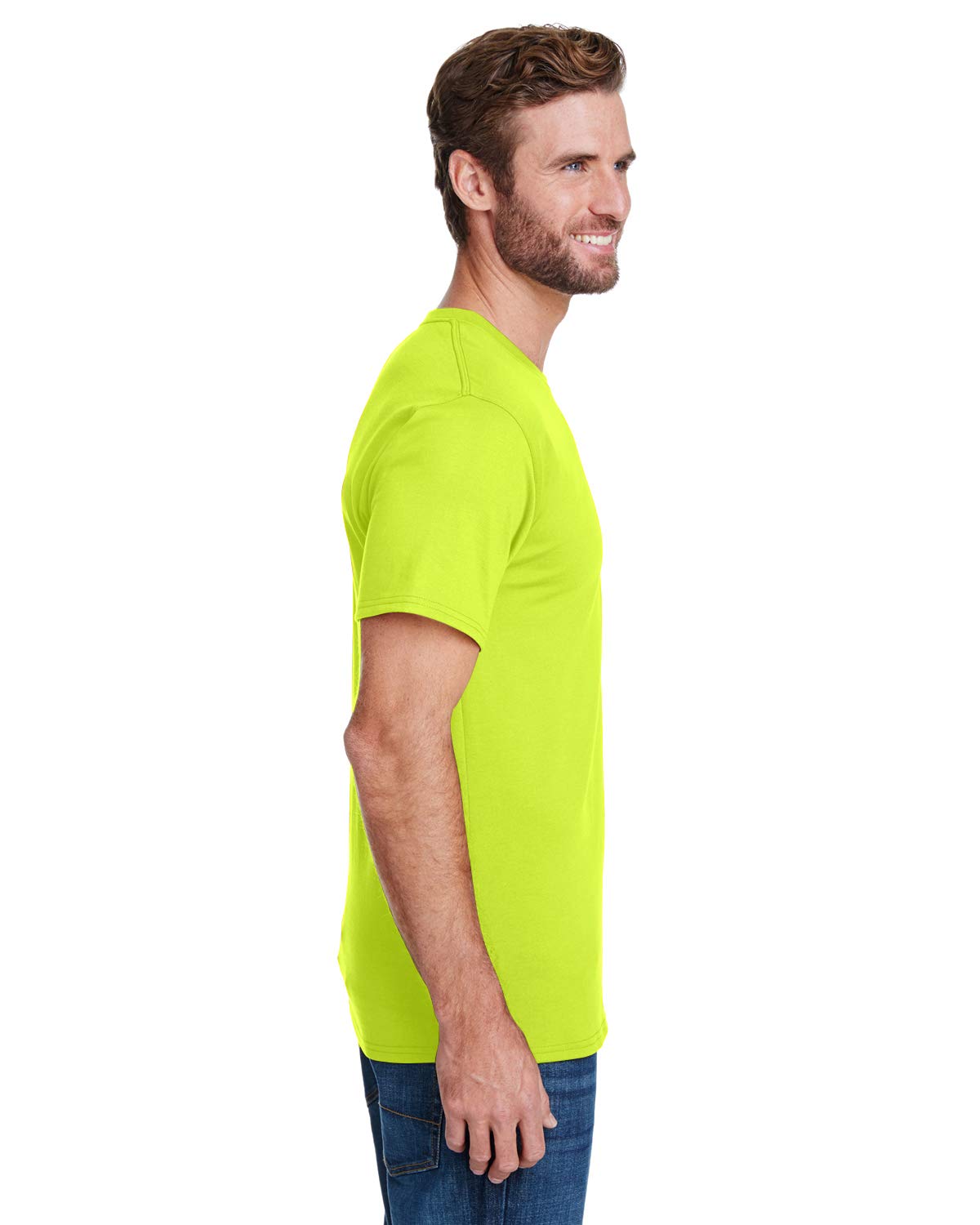 Hanes - T-Shirt de Travail avec Poche - W110