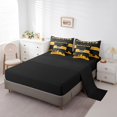 thumbnail image 3 of YST Sports Gamer 7-Piece Comforter Set, Black Yellow, Full, 3 of 4