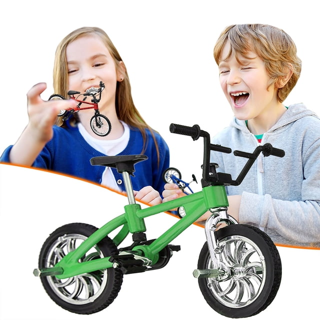 Agiferg Mini Bicycle Model Creative Simulation Alloy Finger Bicycle Gift Cake Decoration