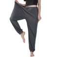 thumbnail image 3 of LUXUR Ladies Straight Leg Bottoms Tummy Control Sport Trousers Gray Green 7XL, 3 of 3
