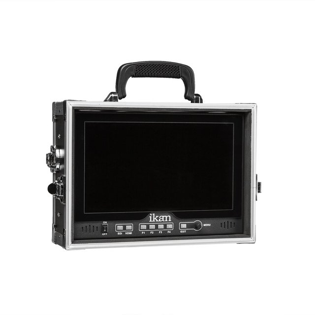Ikan Kit de Terrain D12-FK-V pour Montage en V avec Boîtier Rigide Intégré (Noir)