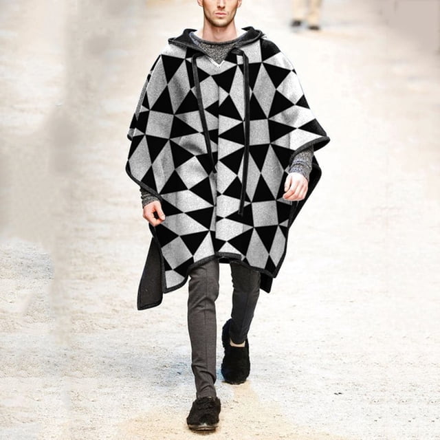 Qertyioot Hauts pour Hommes Mode Veste Décontractée Extérieur Manches Longues Manteau Chaud