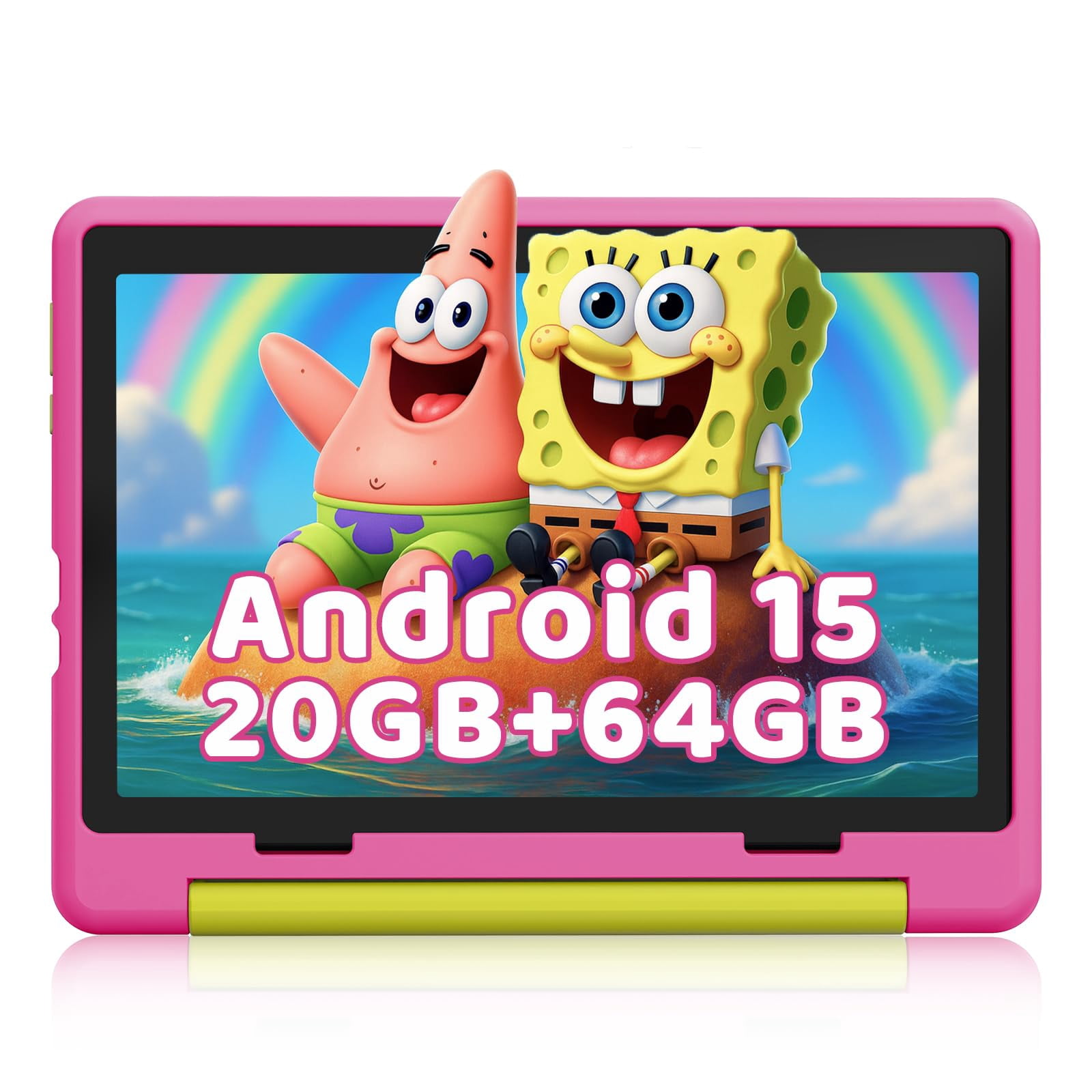 Kids Tablet,Android 15 Tablet with HD Display,10.1 inch,Parental Control & Kids Mode, Octa-Core, GMS Certified,20GB RAM 64GB ROM,
