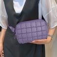 thumbnail image 1 of Limited Time Savings,Multi-Functional Mini Shoulder Bag, Versatile Crossbody Waist Bag for Everyday Use, | Canvas, Purple-961 $BS$3, 1 of 8
