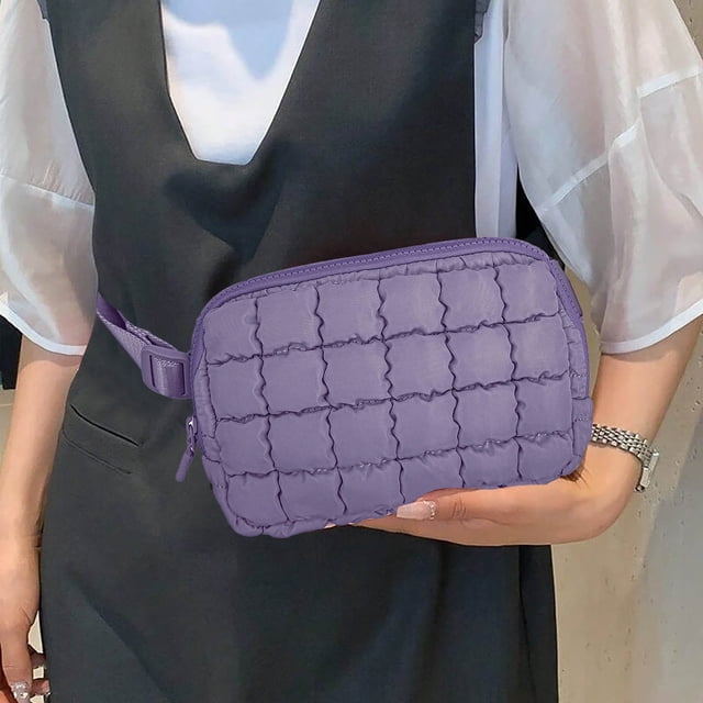 Limited Time Savings,Multi-Functional Mini Shoulder Bag, Versatile Crossbody Waist Bag for Everyday Use, | Canvas, Purple-961 $BS$3