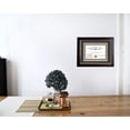 thumbnail image 4 of Creative Picture Frames 14x18 Mahogany Diploma Frame with Gold Rim Including Black Mat Glass and Installed Wall Hangers | Frame Holds 16x20 Media without Mat, 4 of 4